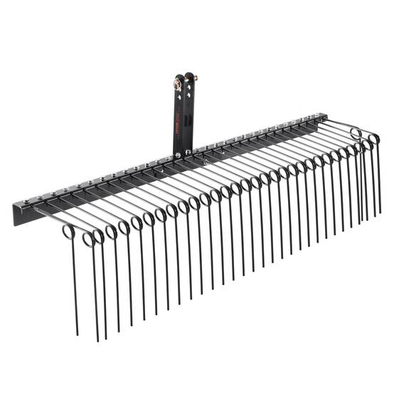 Vevor - VEVOR Rateau paysager remorque, 1830 mm, 32 dents acier. Pour tracteur, feuilles, herbe. - Image 1