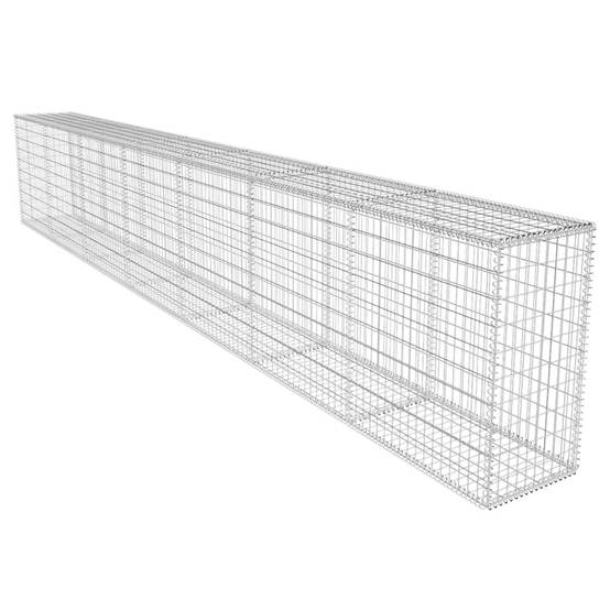 Mur en gabion acier galvanisé 600 x 50 x 100 cm - PANGIVO - Image 2