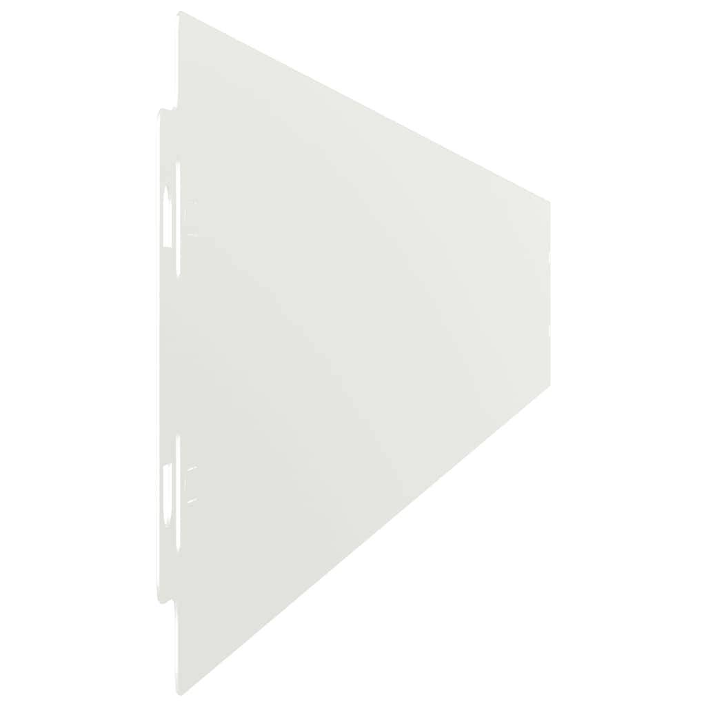 Bordure Massif Acier Laminé Souple Délimitation Espaces Verts 103x10cm Blanc - ComfortXL Outdoor Living - Image 6