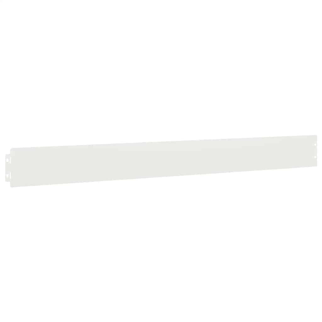 Bordure Massif Acier Laminé Souple Délimitation Espaces Verts 103x10cm Blanc - ComfortXL Outdoor Living - Image 4