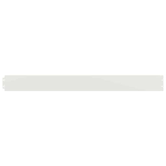 Bordure Massif Acier Laminé Souple Délimitation Espaces Verts 103x10cm Blanc - ComfortXL Outdoor Living - Image 3