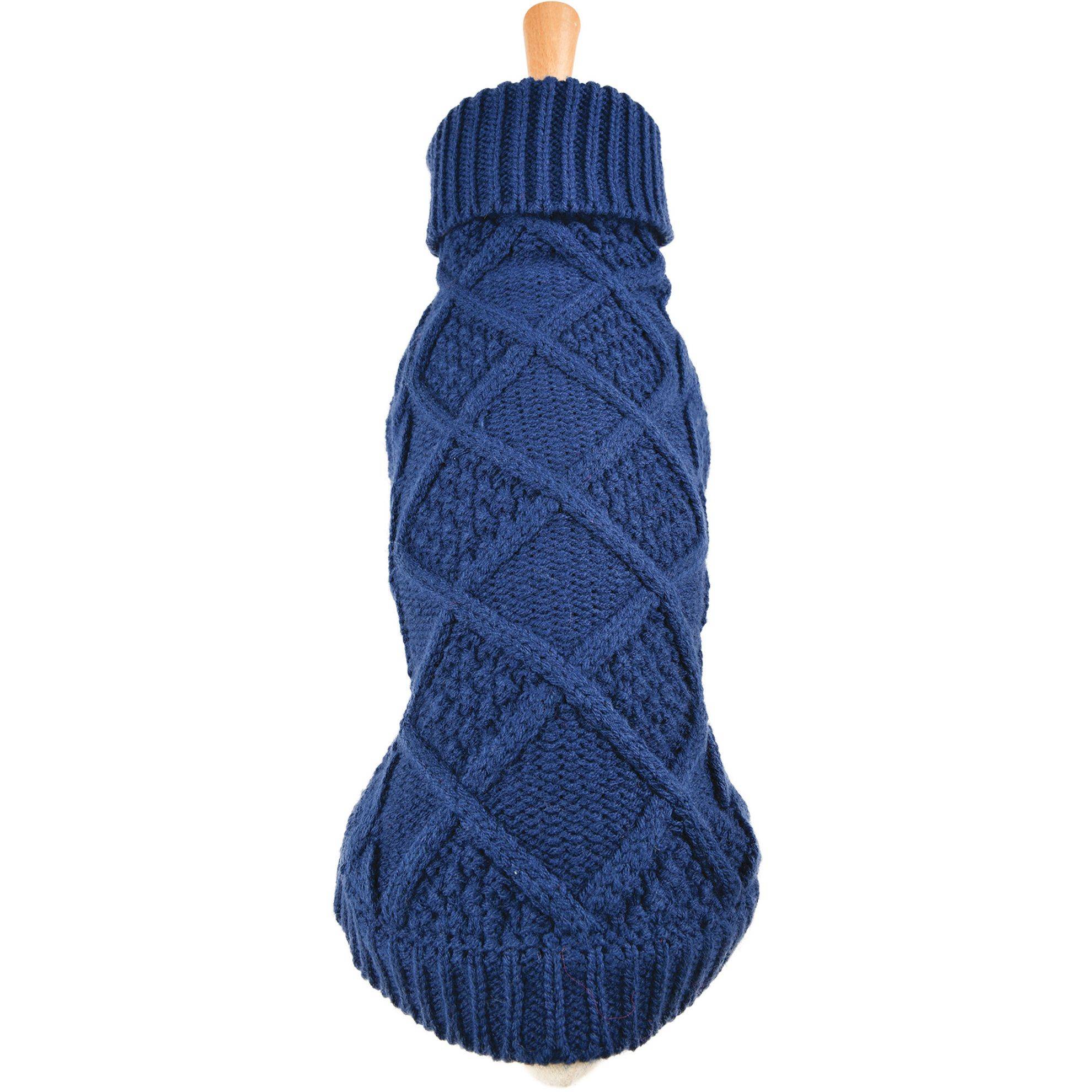 Pull fantaisie pour chien Bleu Torsadé Taille : T25 DOOGY CLASSIC