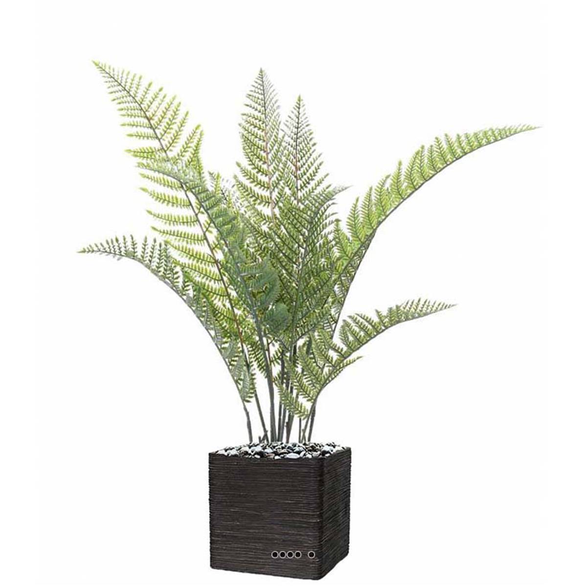 Fougère arborescente Cyathea artificielle en pot H 100 cm Vert extérieur - Image 2