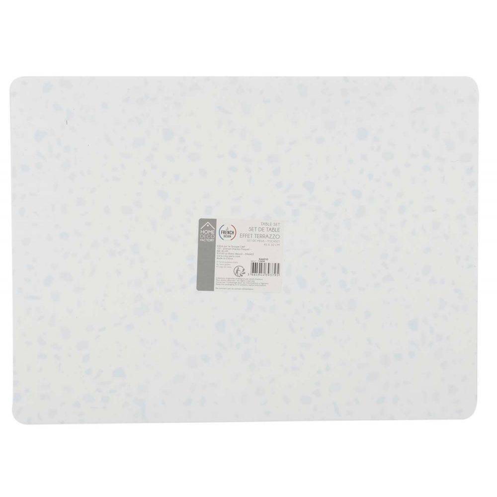 The Home Deco Factory - Set de table effet terrazzo 40 x 30 cm (Lot de 6) - Imagen 4