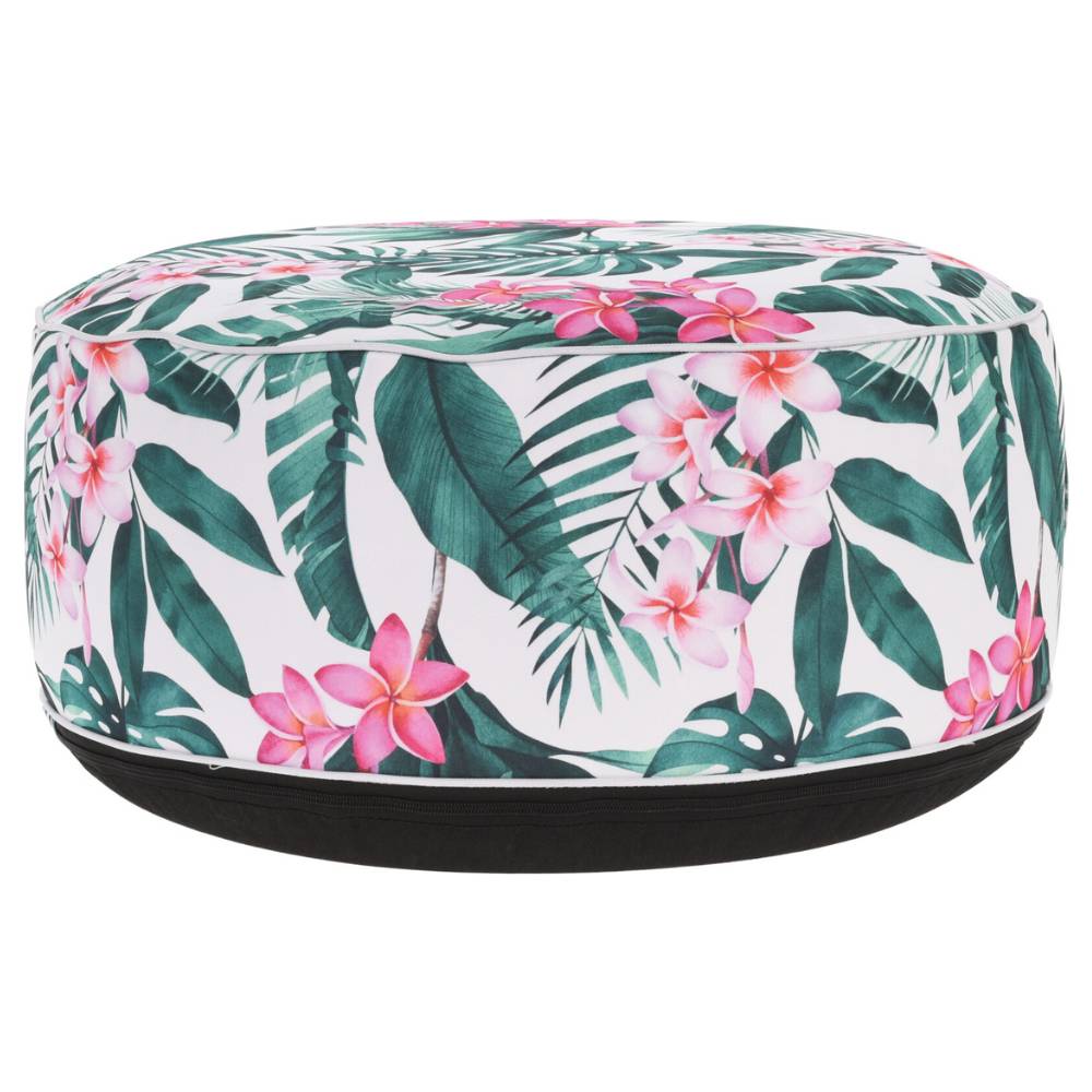 Sans Marque - Pouf extérieur gonflable rond déhoussable ⌀ 50 cm - Image 3