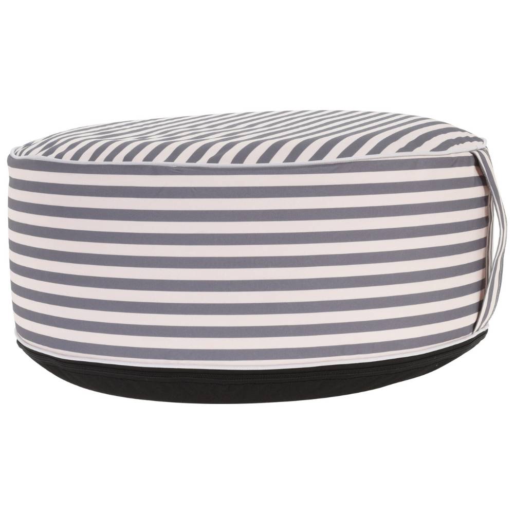 Sans Marque - Pouf extérieur gonflable rond déhoussable ⌀ 50 cm - Image 4