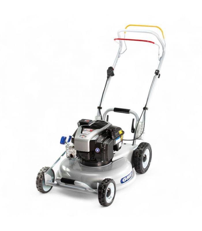 Grin - Tondeuse à gazon mulching professionnelle 53 cm, démarrage électrique, 190 cm³ Briggs  Stratton - GRIN PM53A-INST