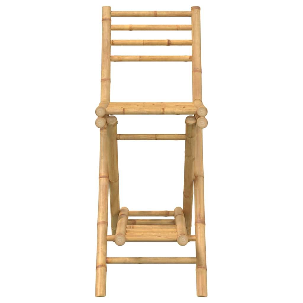 Tabourets de bar bambou naturel 40 x 57.5 x 97 cm - PANGIVO - Image 5