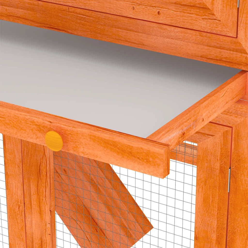 Vidaxl - Cage double pour animaux Bois vidaXL 170849 - Imagen 3
