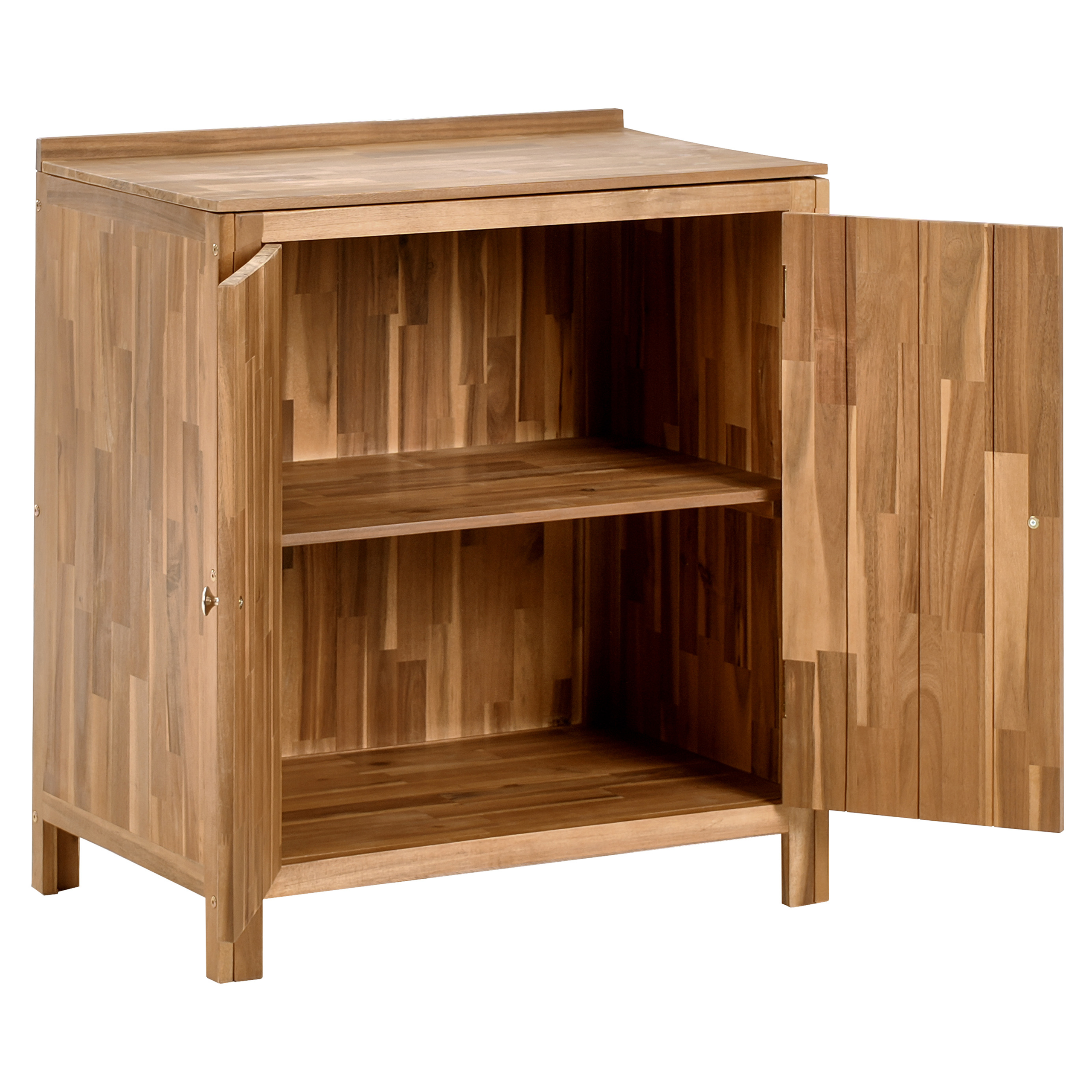 Beliani - Cuisine de jardin Acacia Marron VENOSA - 80x50x90- Beliani - Image 4