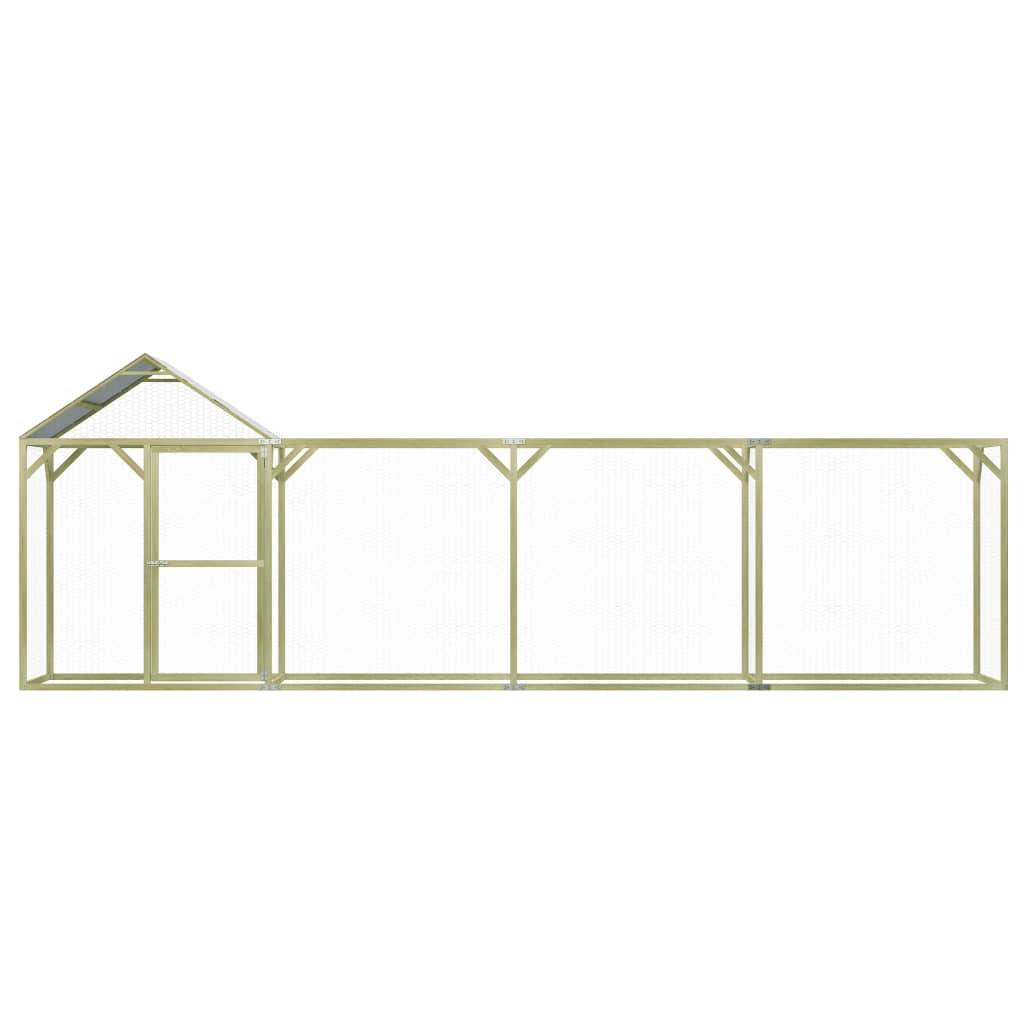 Vidaxl - Poulailler 6x1,5x2 m Pinède imprégnée vidaXL 278402 - Imagen 2