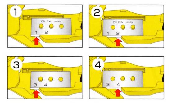 10 lames de cutter SKB-10/10B de 17,8 mm en étui - OLFA - OL20515 - Image 3