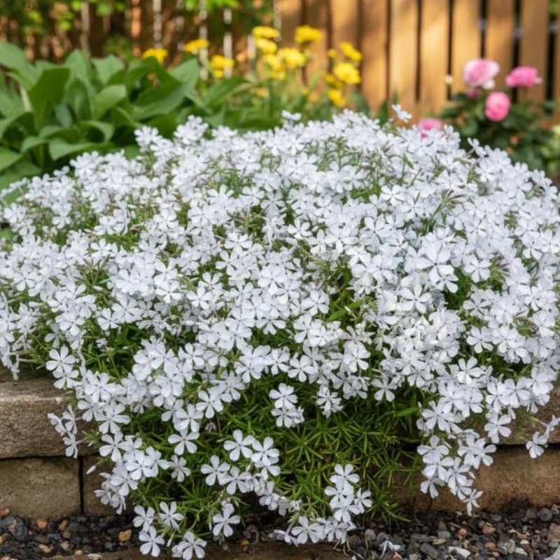 Phlox divariqué May Breeze à fleurs Blanche/ - feuillage Caduc - Godet - 5/20 cm