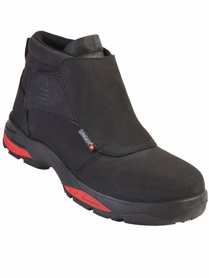 Chaussure de sécurité SINGER haute - Cuir nubuck - S3 SRC HRO - Taille 42 - ETNA42 - Image 3