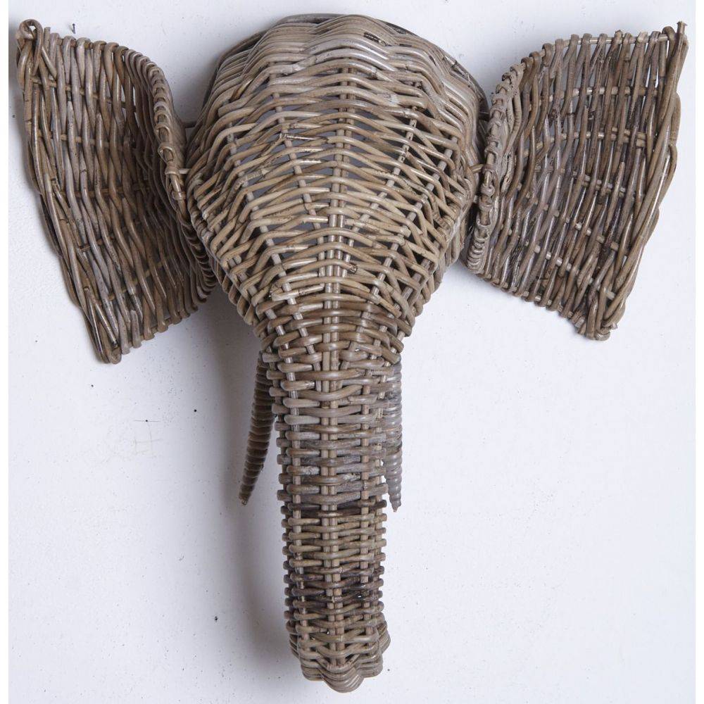Trophée Mural Tête De Chèvre - Design - 36cm - Beige - Résine