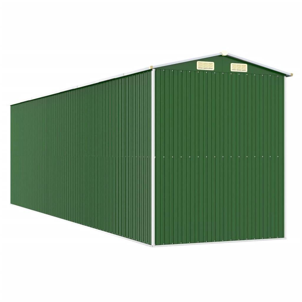 Vidaxl - Abri de jardin Vert 192x689x223 cm Métal galvanisé 13.2m² vidaXL 3147433 - Image 6