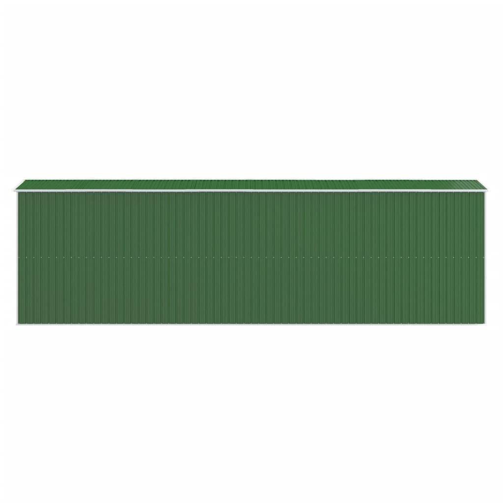 Vidaxl - Abri de jardin Vert 192x689x223 cm Métal galvanisé 13.2m² vidaXL 3147433 - Image 7