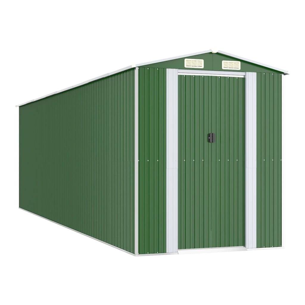 Vidaxl - Abri de jardin Vert 192x689x223 cm Métal galvanisé 13.2m² vidaXL 3147433 - Image 2