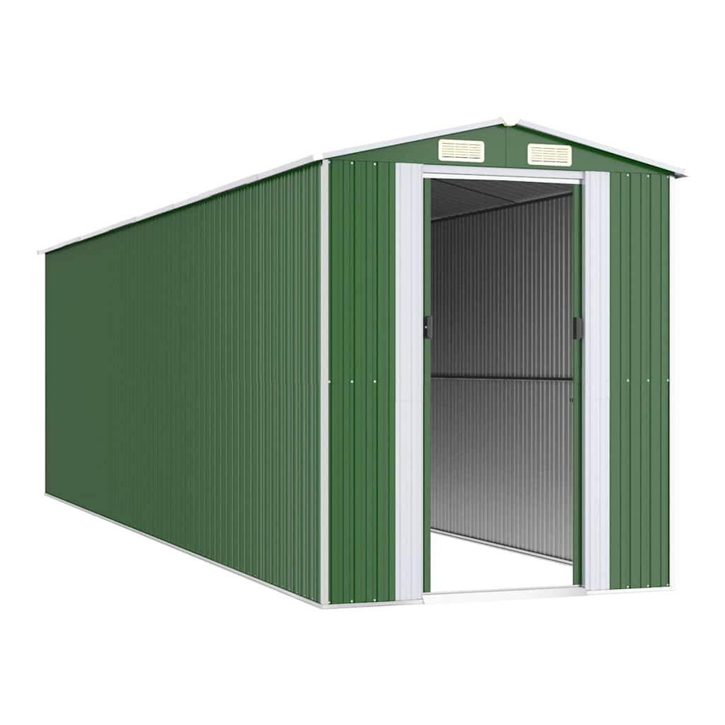Vidaxl - Abri de jardin Vert 192x689x223 cm Métal galvanisé 13.2m² vidaXL 3147433 - Image 4