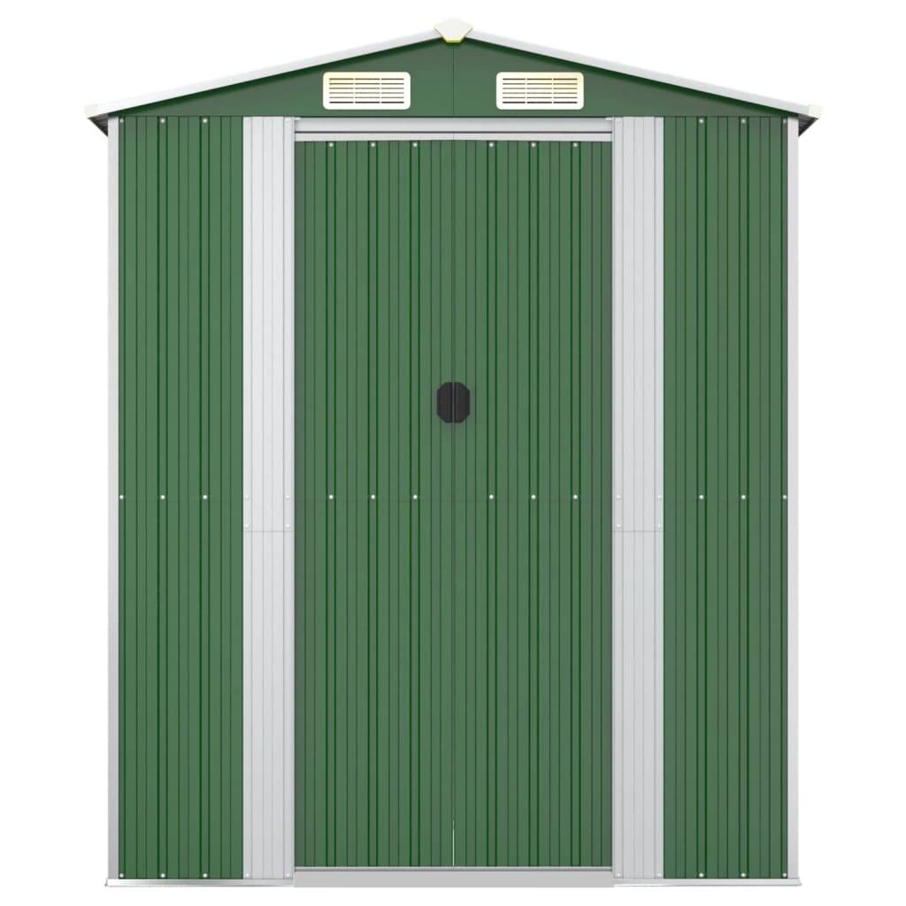 Vidaxl - Abri de jardin Vert 192x689x223 cm Métal galvanisé 13.2m² vidaXL 3147433 - Image 5