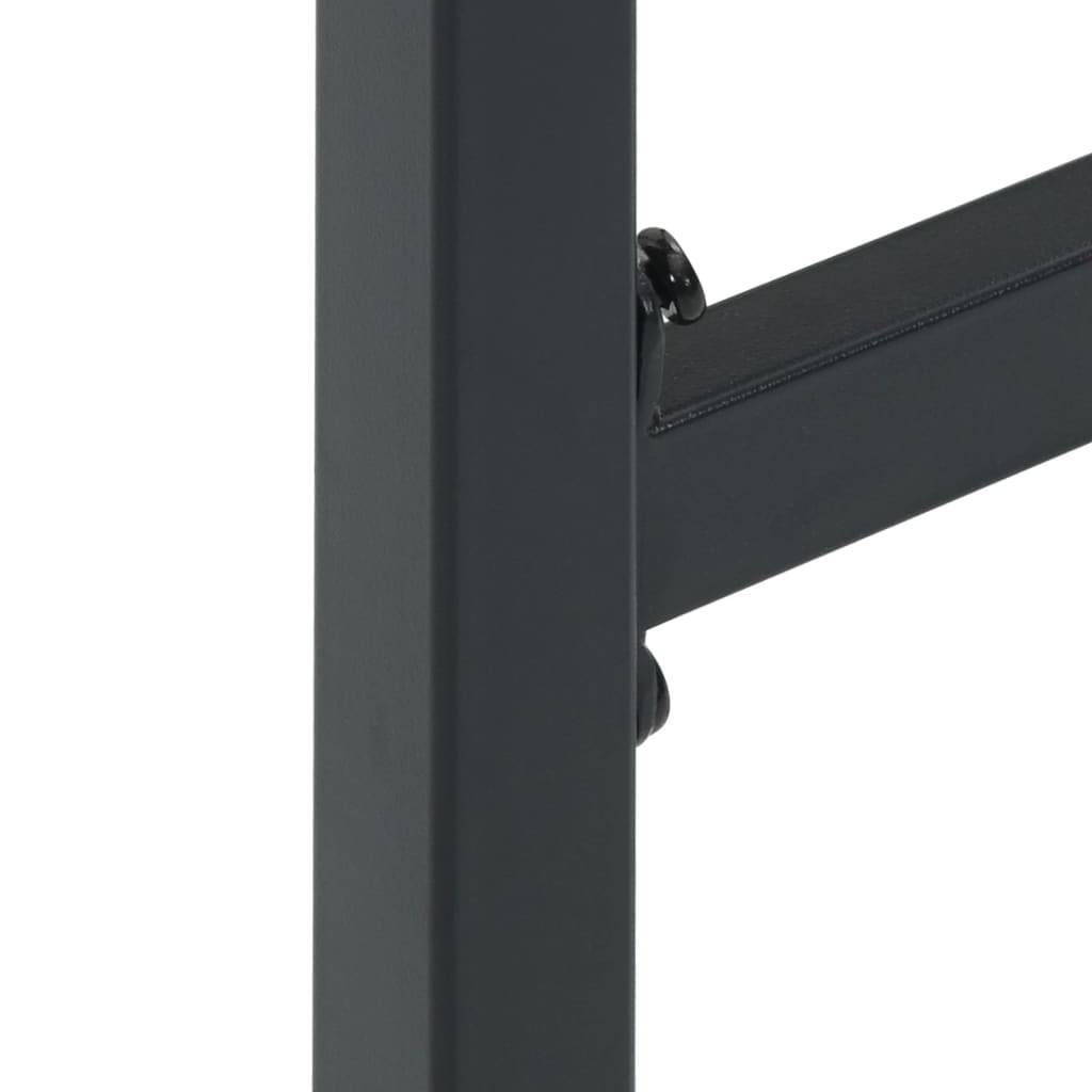 Vidaxl - Ensemble de bar de jardin 5 pcs noir acier enduit de poudre vidaXL 3283752 - Image 8