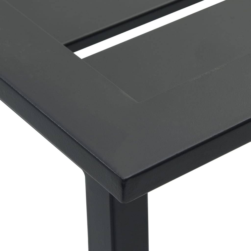 Vidaxl - Ensemble de bar de jardin 5 pcs noir acier enduit de poudre vidaXL 3283752 - Image 9