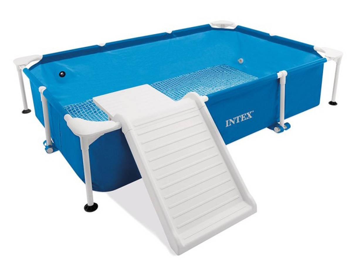 Piscine tubulaire rectangulaire pour animaux - Intex - Image 1