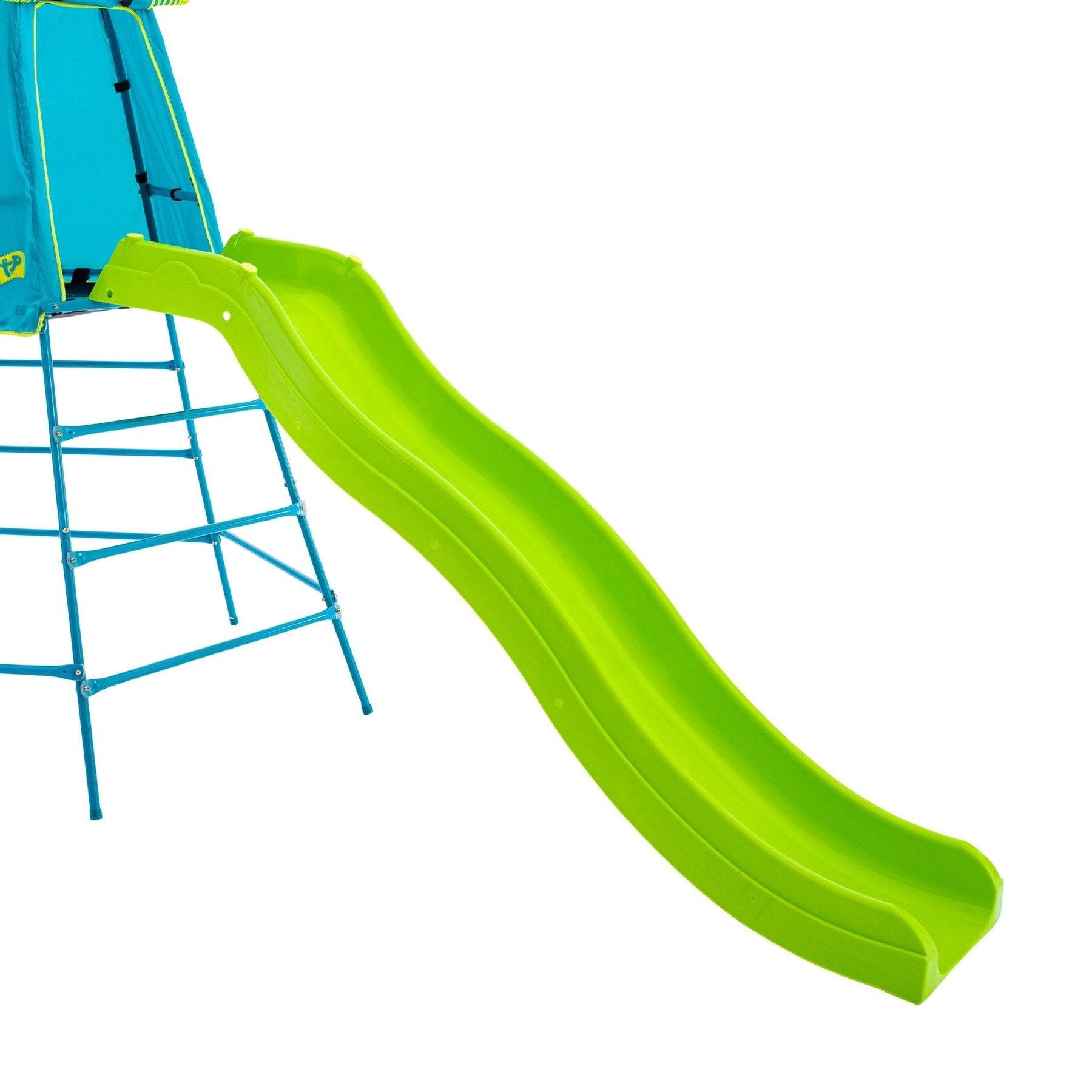 Tp Toys - Aire de jeux pont de singe et toboggan - métal bleu - H201 cm - EXPLORER TOUR - Imagen 4