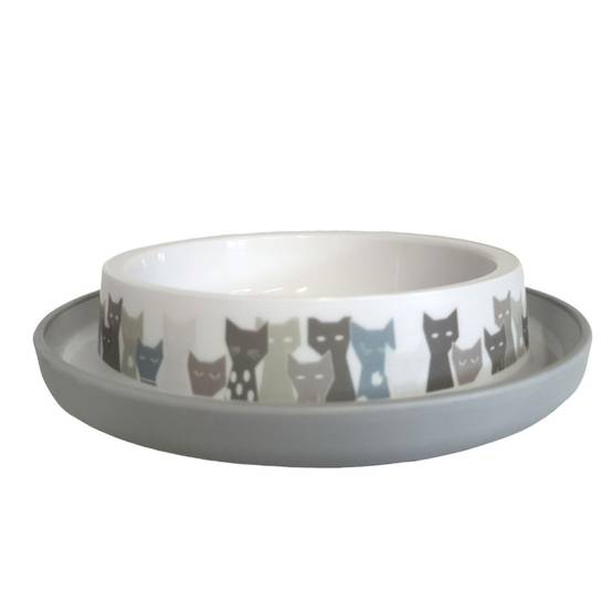 Gamelle, Trendy Maasai grise ø 16 cm, 210 ml pour chat - Image 2