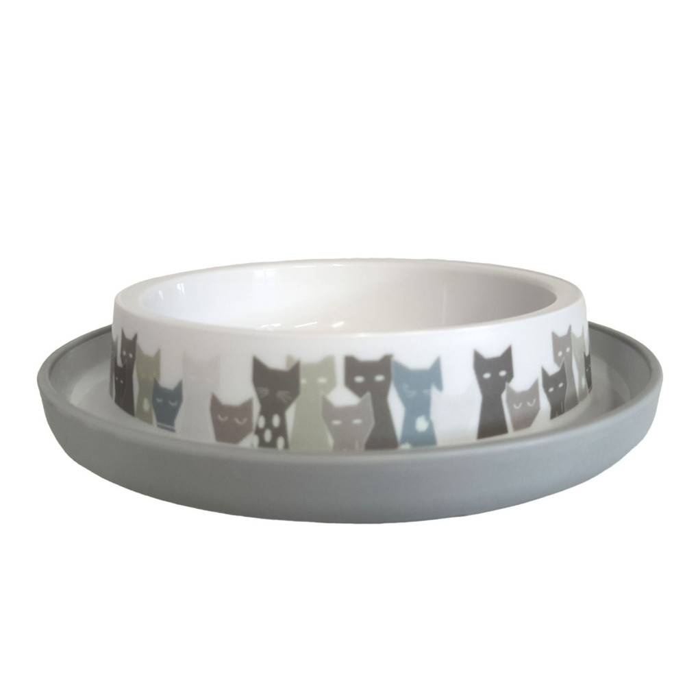 Gamelle, Trendy Maasai grise ø 16 cm, 210 ml pour chat - Imagen 2