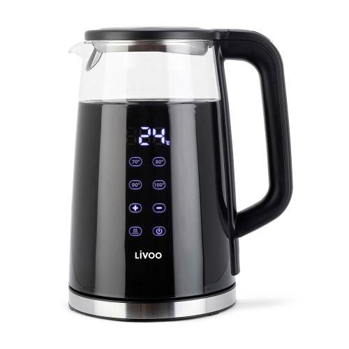 Livoo - Bouilloire digitale noire design 1.7L - Imagen 1