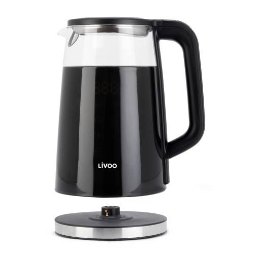 Livoo - Bouilloire digitale noire design 1.7L - Imagen 3