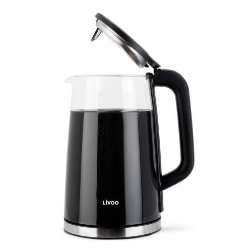 Livoo - Bouilloire digitale noire design 1.7L - Imagen 2