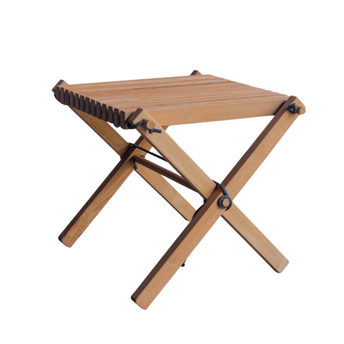 Table basse de jardin en teck gris Relax - Image 1