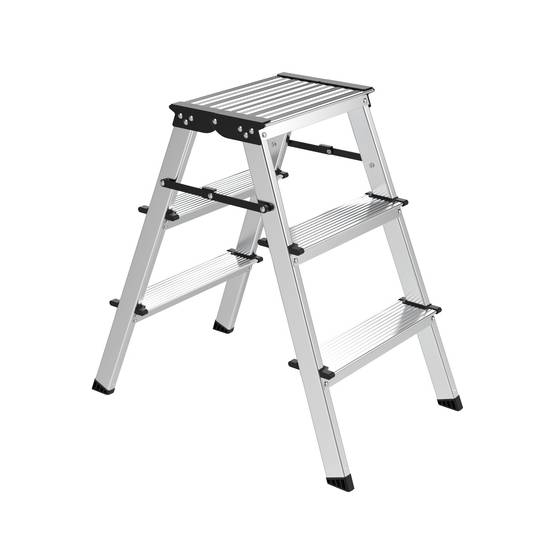 Escabeau aluminium léger avec marches et pieds antidérapants - ESCALO - Image 1