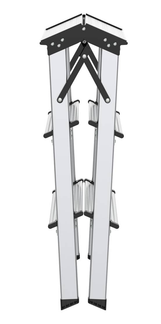 Escabeau aluminium léger avec marches et pieds antidérapants - ESCALO - Image 4
