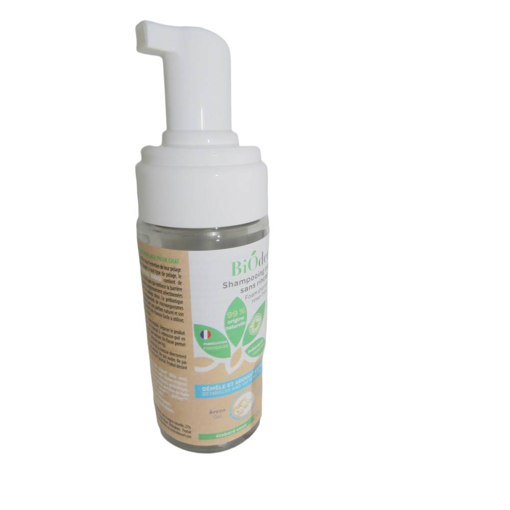 Francodex - Shampooing mousse sans rinçage 125 ml, pour chats - Imagen 3