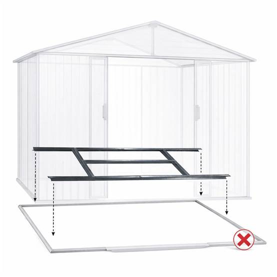 Kit plancher pour abri de jardin Trigano de 4,29 m² - Image 2