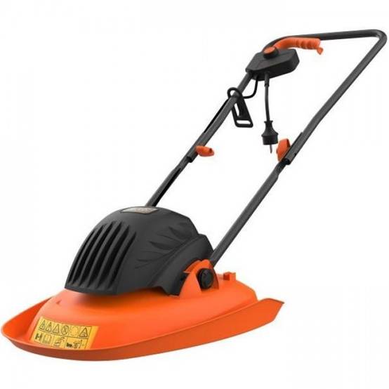 Tondeuse a Gazon électrique sur coussin d'air 1200W 30cm de coupe BLACK+DECKER BEMWH551-QS - 6 lames, 3 réglages de hauteur de coupe - Image 1