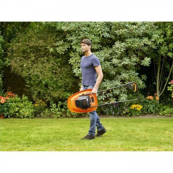 Tondeuse a Gazon   électrique sur coussin d'air 1200W 30cm de coupe BLACK+DECKER BEMWH551-QS - 6 lames, 3 réglages de hauteur de coupe - Image 3