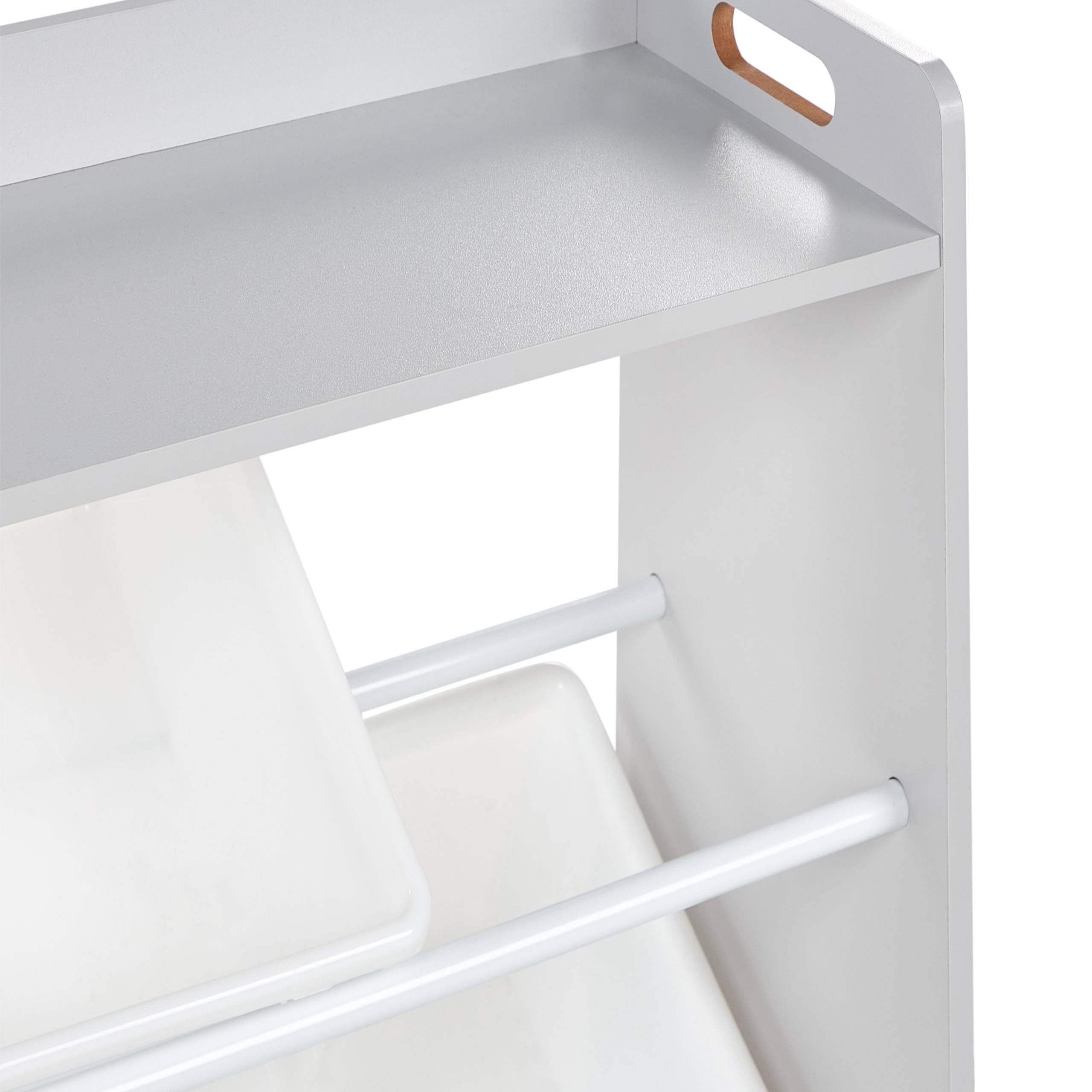 Beliani - Meuble de rangement MDF Gris COLLIE - 86x39x78- Beliani - Image 9