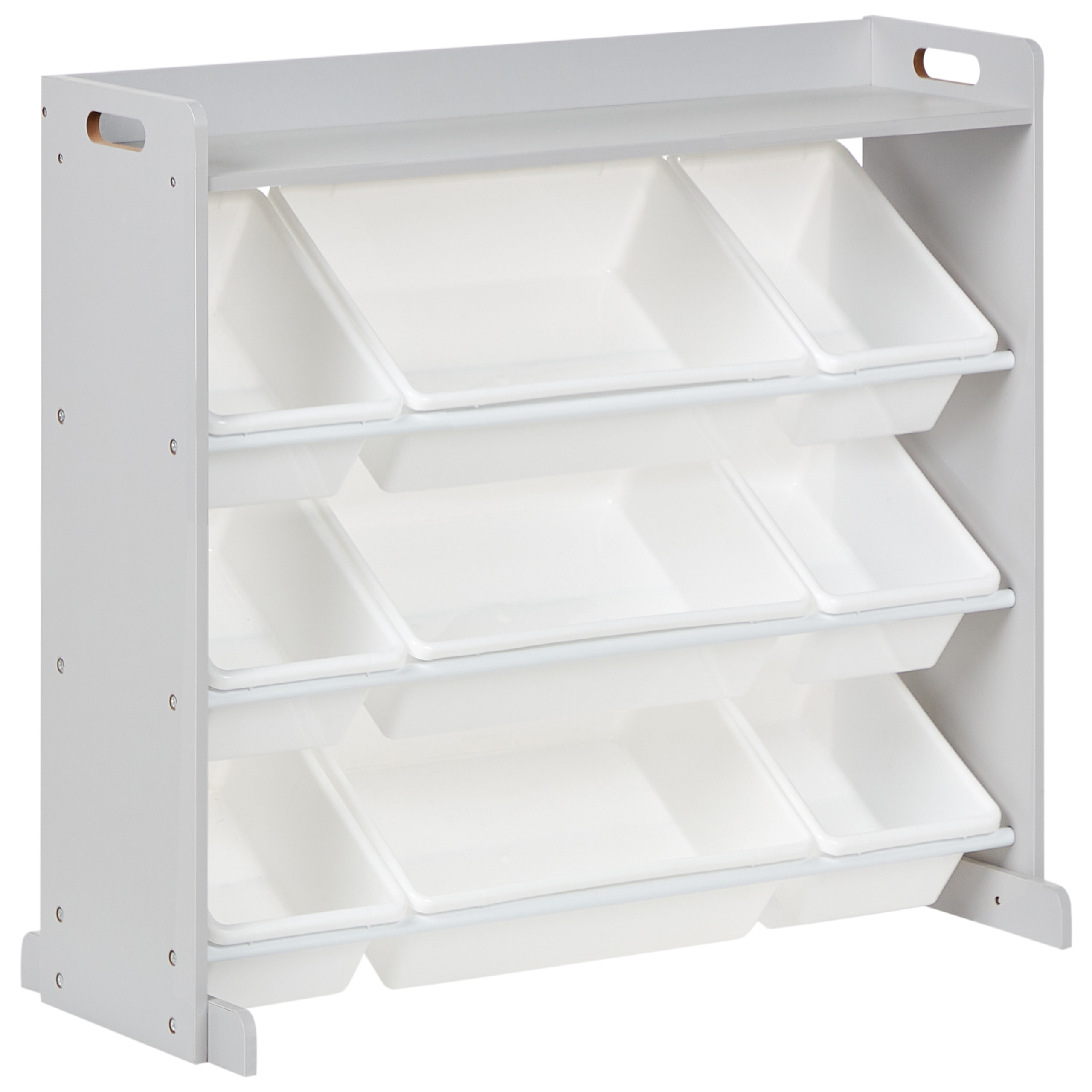 Beliani - Meuble de rangement MDF Gris COLLIE - 86x39x78- Beliani - Image 2