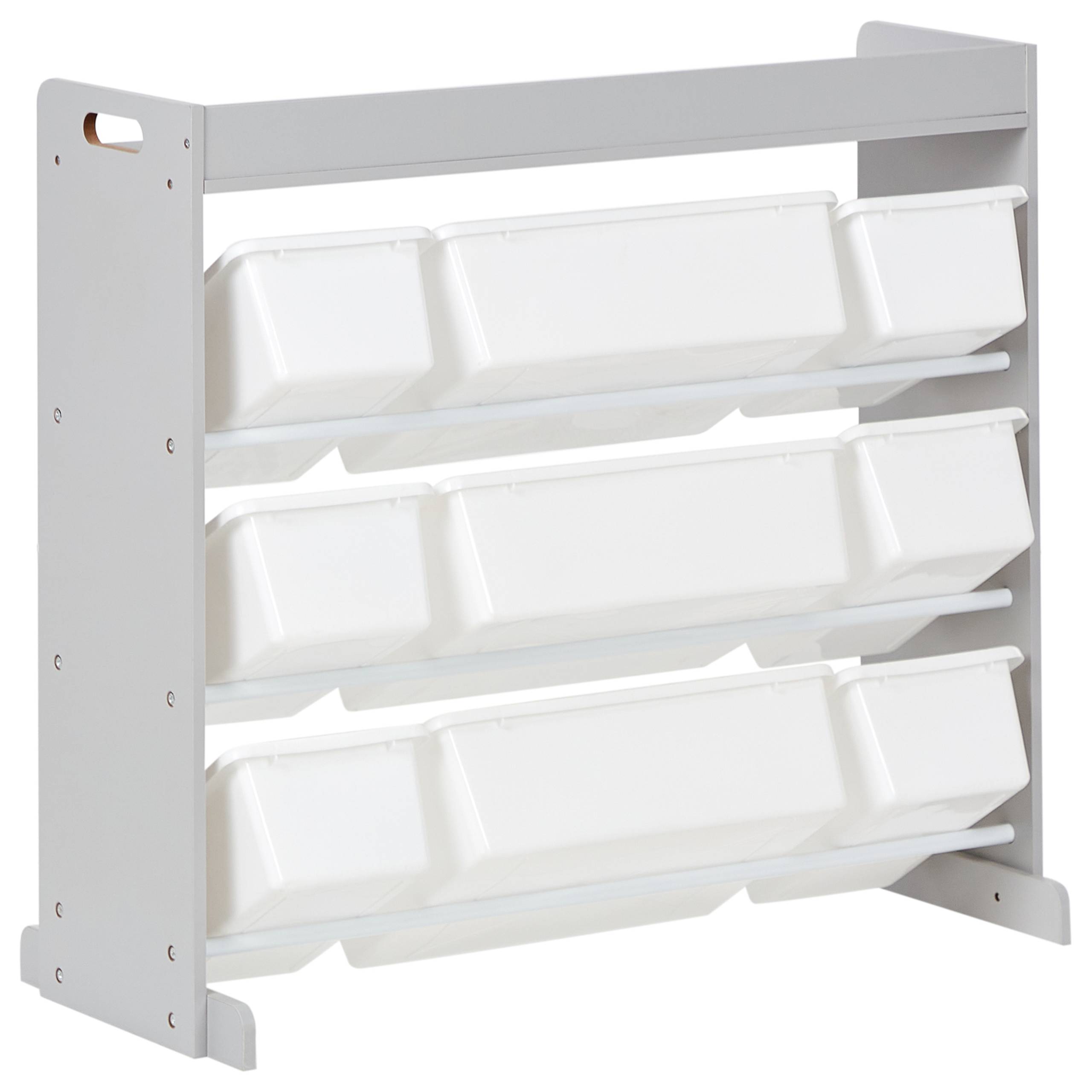 Beliani - Meuble de rangement MDF Gris COLLIE - 86x39x78- Beliani - Image 7