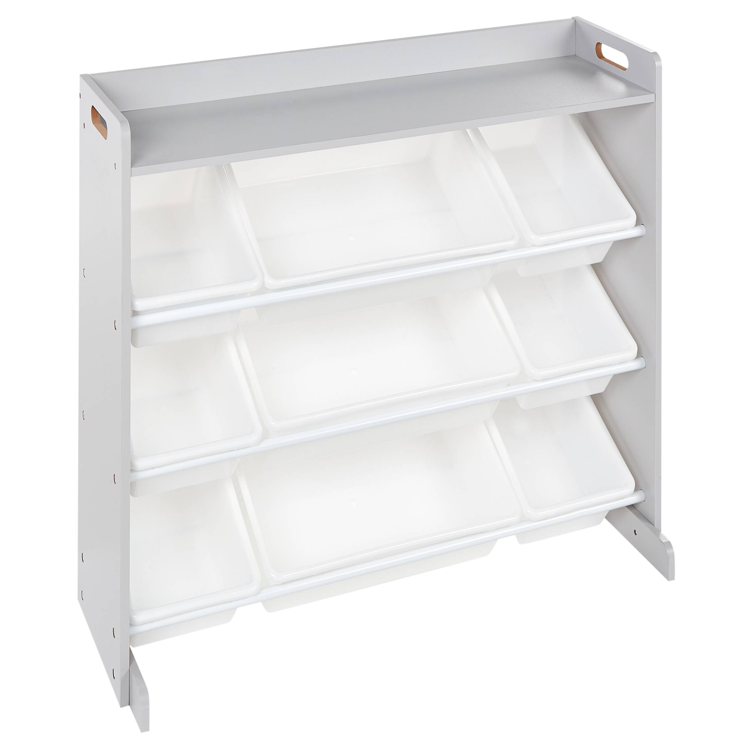 Beliani - Meuble de rangement MDF Gris COLLIE - 86x39x78- Beliani - Image 5