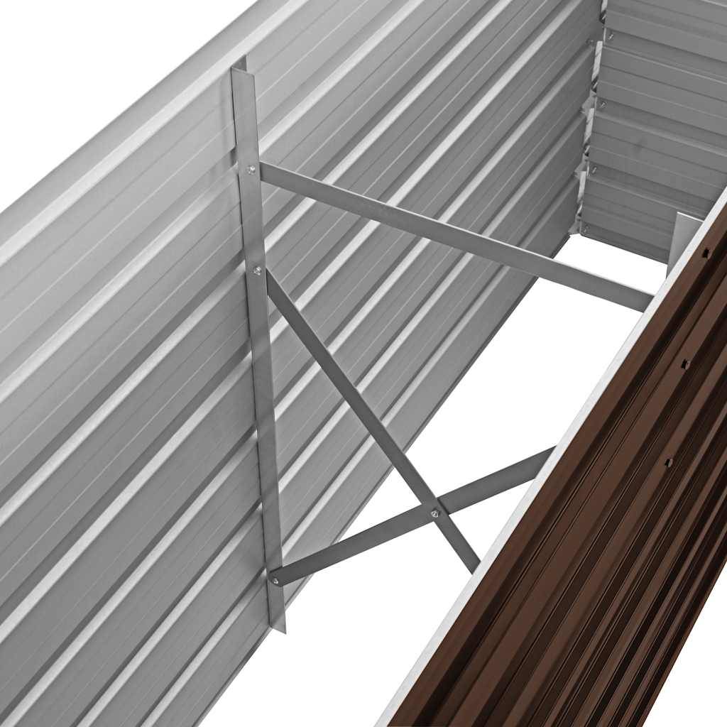 Prolenta Premium - Jardinière acier marron 160 x 40 x 45 cm - Prolenta premium p328.5 - Image 7