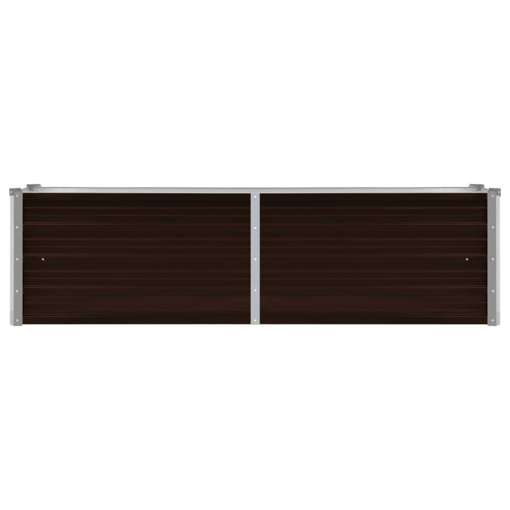 Prolenta Premium - Jardinière acier marron 160 x 40 x 45 cm - Prolenta premium p328.5 - Image 4