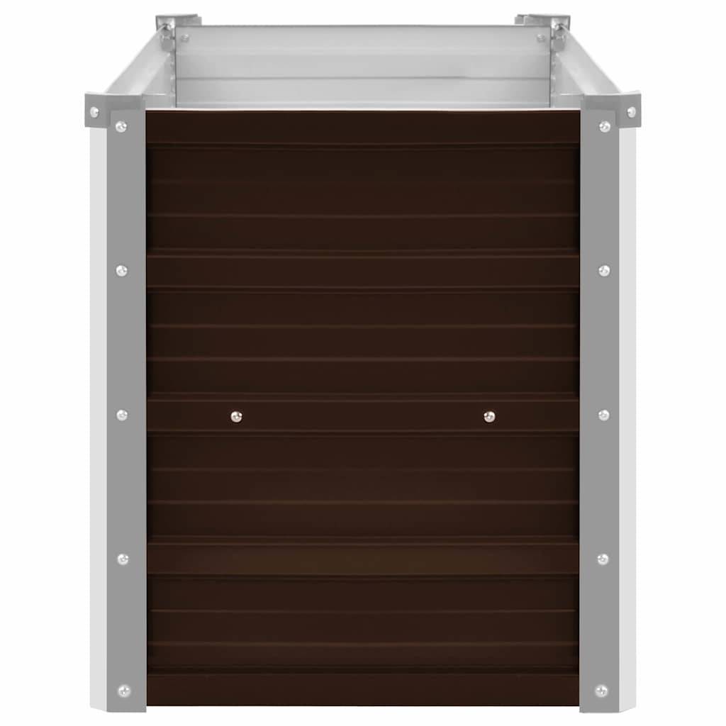 Prolenta Premium - Jardinière acier marron 160 x 40 x 45 cm - Prolenta premium p328.5 - Image 5