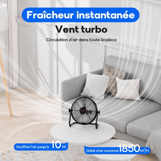 Ventilateur de Table Solaire Silencieux - 3 Vitesses - Recharge USB et Solaire - Autonomie 12h - Compact Portable - Groupe DDC - Image 2