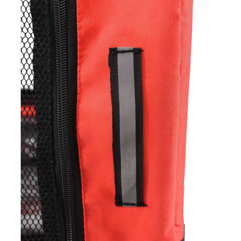 Remorque DOGGY LINER ROMERO. rouge et noir. 60 x 43 x 51 cm. pour chien - Imagen 8