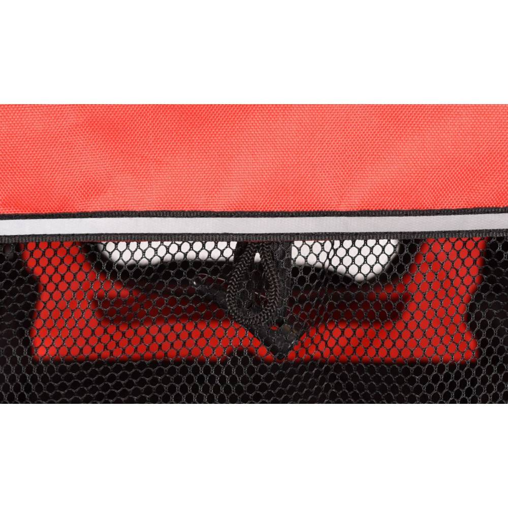 Remorque DOGGY LINER ROMERO. rouge et noir. 60 x 43 x 51 cm. pour chien - Imagen 10